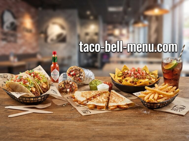 Taco Bell Menu Prices 2026: Tacos, Burritos, Combos & Drinks