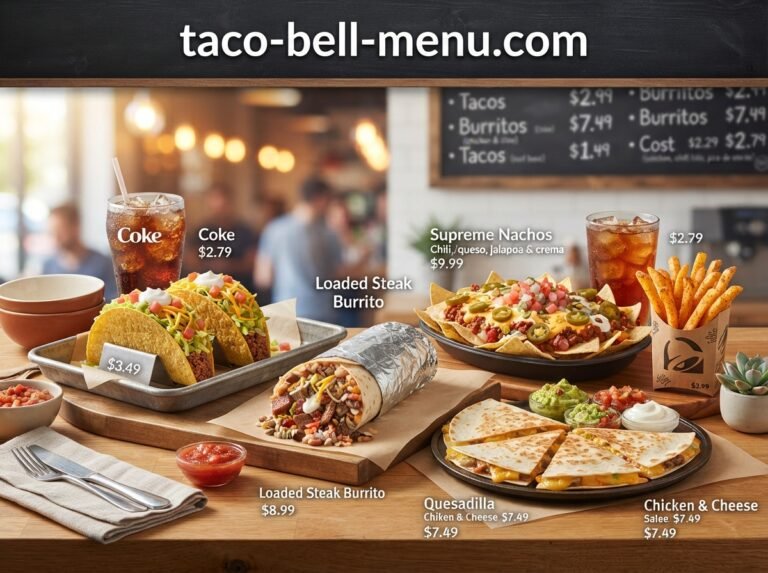 Taco Bell Breakfast Menu With Prices 2026