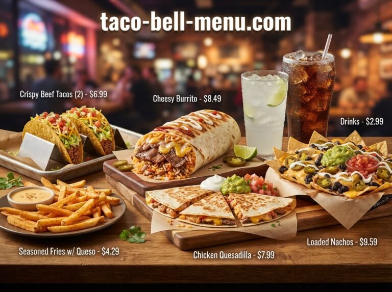 Taco Bell Breakfast Menu Calories: Burritos, Crunchwraps & More
